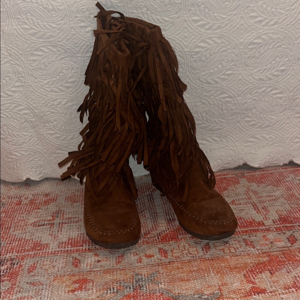 Women's Fringe Boots